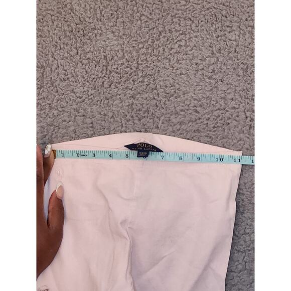 NWOT Polo Ralph Lauren Kids Capri with lace trim M - Picture 2 of 6